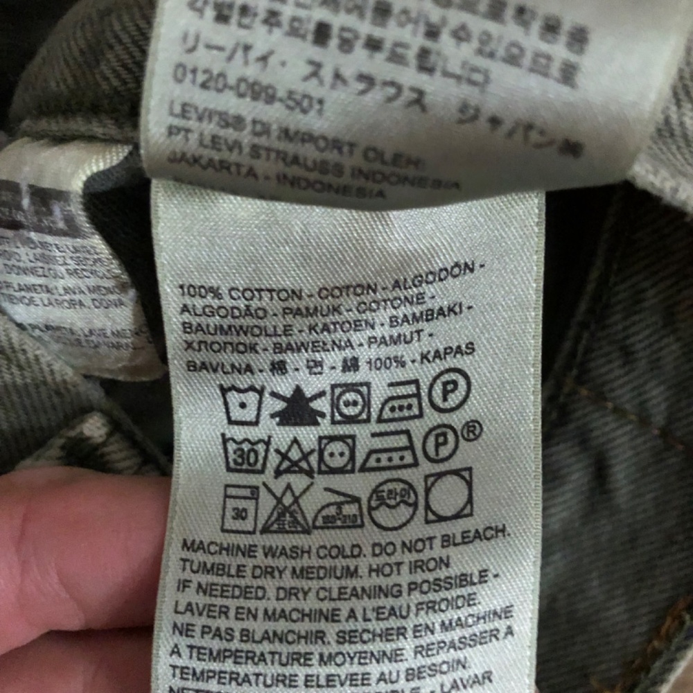 Levi’s 501 men’s jeans canton green 29x30 100% cotton - Picture 5 of 13